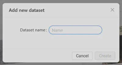 Add new dataset