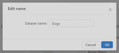 Edit name