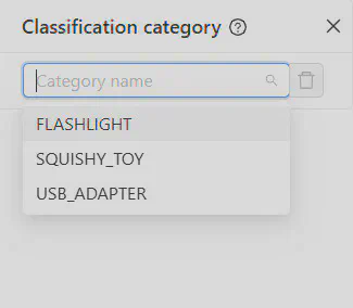 Classification category