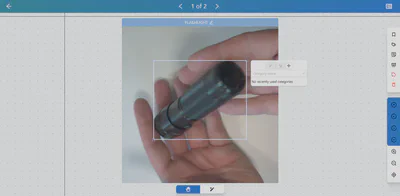 Create a square covering the object