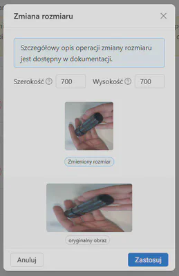 Szerokość i wysokość