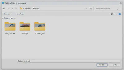 Wybierz folder