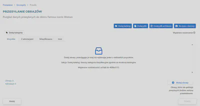 Przesyłanie zbioru danych