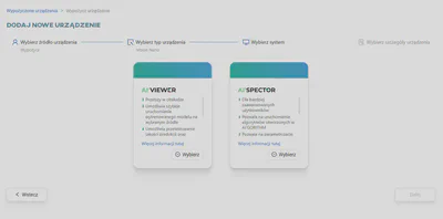 Wybierz rodzaj systemu