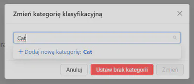 Dodaj nową kategorię