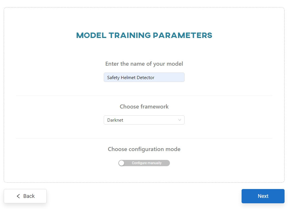 Set model parameters